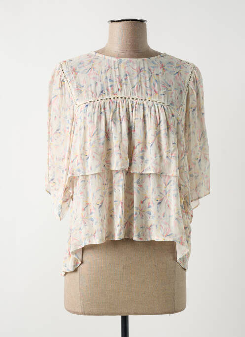 Blouse beige INDI & COLD pour femme