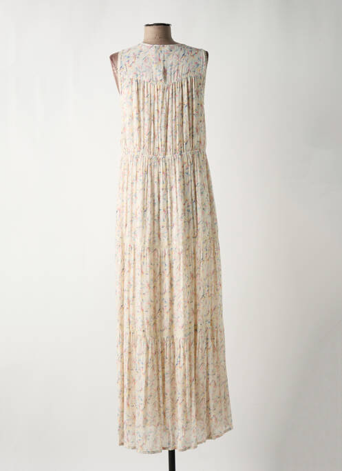 Robe longue beige INDI & COLD pour femme