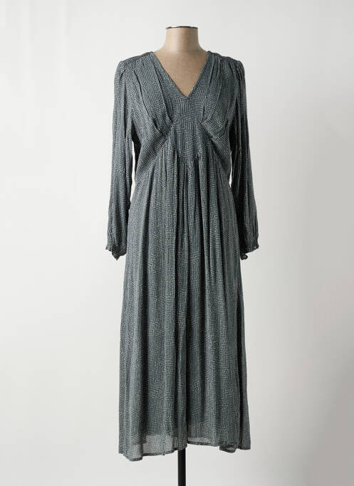 Robe longue vert INDI & COLD pour femme