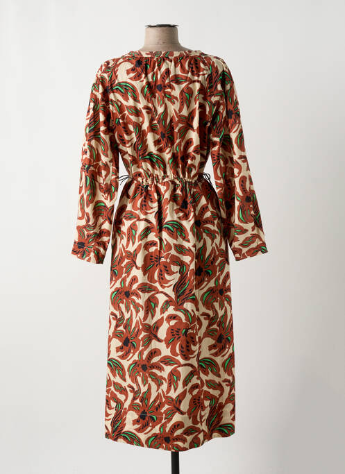 Robe mi-longue marron SOEUR pour femme