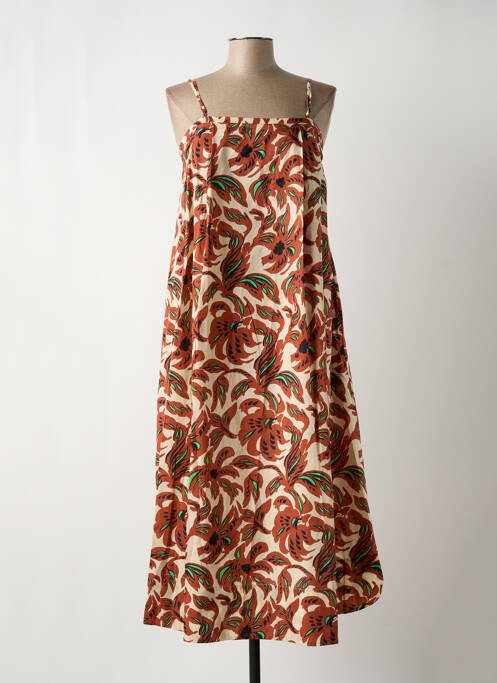 Robe mi-longue marron SOEUR pour femme