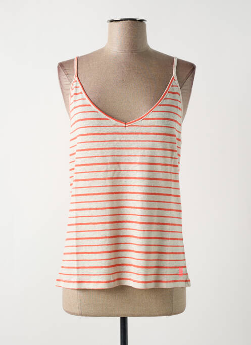 Top orange BELLEROSE pour femme
