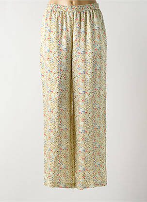Pantalon droit taille élastique beige HARRIS WILSON femme