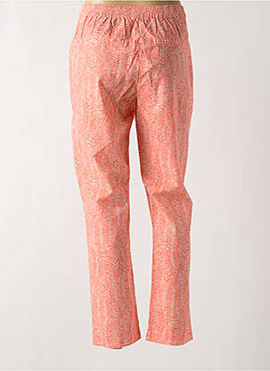 Pantalon droit taille élastique orange HARRIS WILSON femme