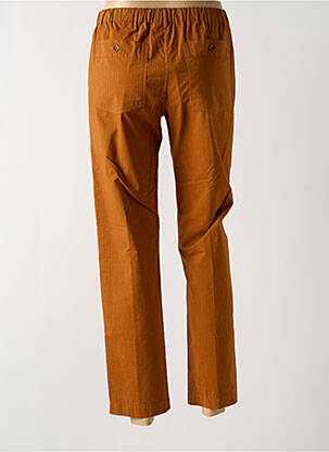Pantalon droit taille élastique marron HARTFORD femme
