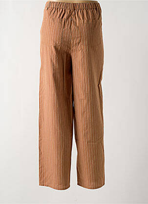 Pantalon droit taille élastique marron HARRIS WILSON femme