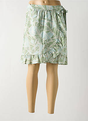 Jupe courte coupe droite vert HARTFORD femme