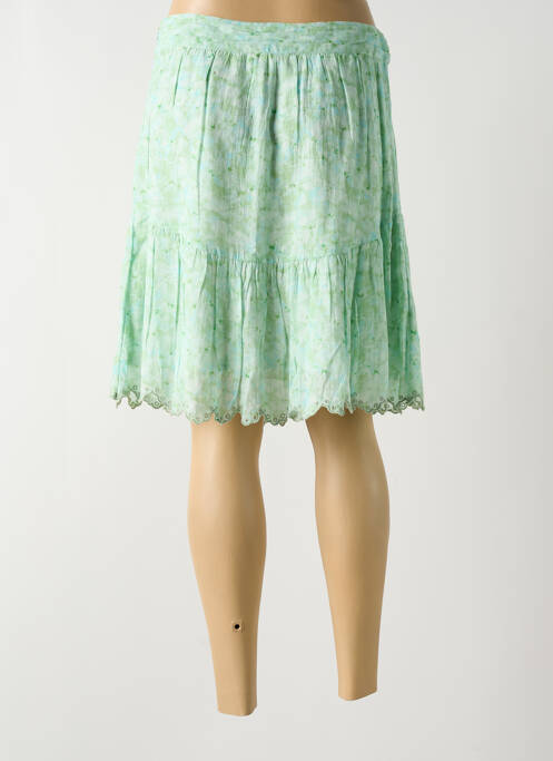 Jupe courte vert INDI & COLD pour femme