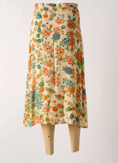 Jupe longue beige SWILDENS pour femme