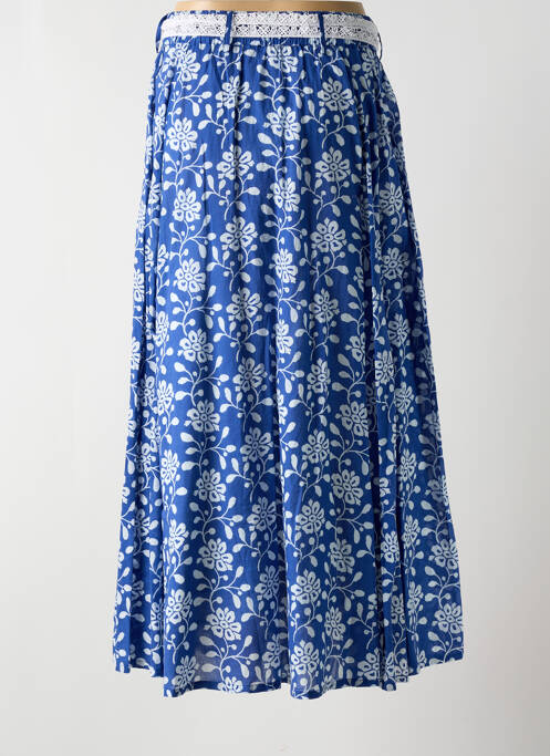 Jupe longue bleu SWILDENS pour femme