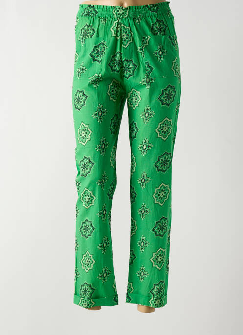 Pantalon 7/8 vert SWILDENS pour femme