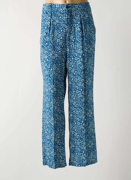 Pantalon droit bleu HARRIS WILSON pour femme