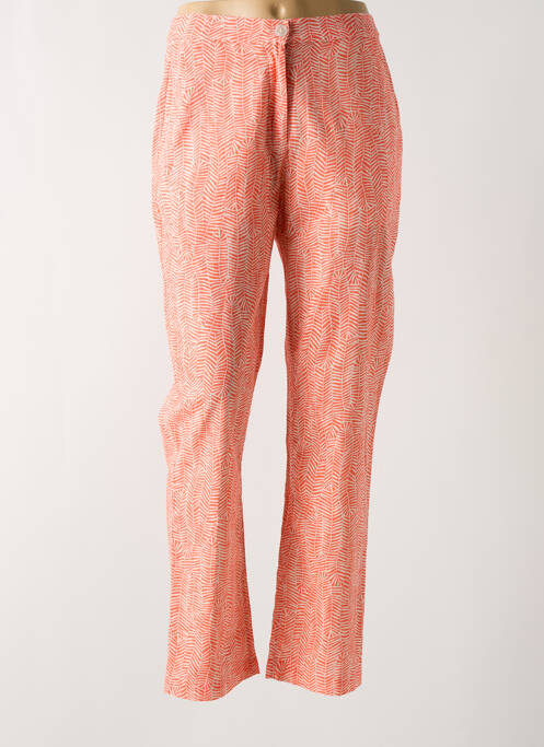 Pantalon droit orange HARRIS WILSON pour femme