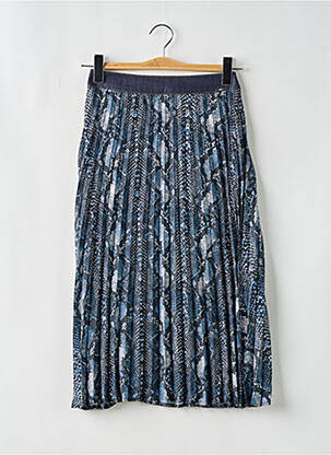 Jupe mi-longue bleu LIU JO femme