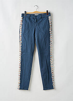 Pantalon chino bleu HAPPY femme