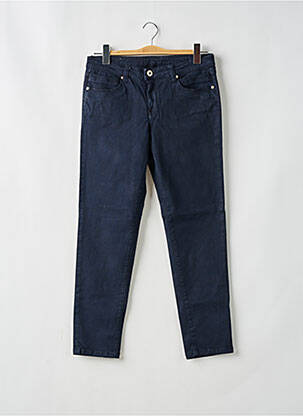 Pantalon slim bleu DENIM STUDIO femme