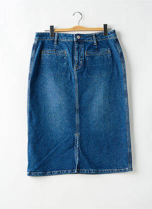 Jupe mi-longue bleu WHITE STUFF femme