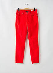 Pantalon slim rouge OUI pour femme seconde vue