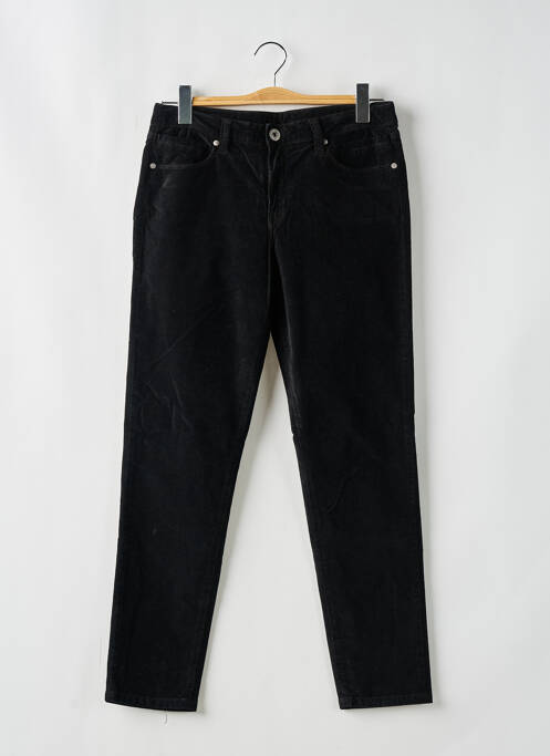 Pantalon slim noir DENIM STUDIO pour femme