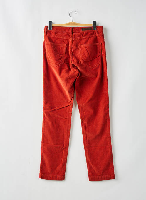 Pantalon slim orange DENIM STUDIO pour femme