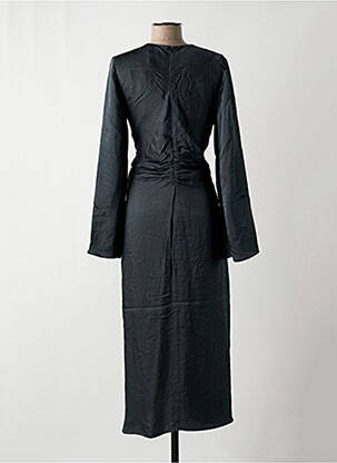Robe longue manches longues manches longues vert SECOND FEMALE femme