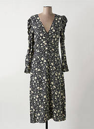 Robe longue manches longues manches longues noir JOLIE JOLIE PAR PETITE MENDIGOTE femme