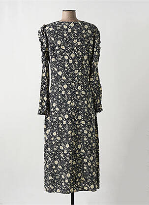 Robe longue manches longues manches longues noir JOLIE JOLIE PAR PETITE MENDIGOTE femme
