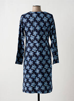 Robe mi-longue imprimé fleurs manches longues bleu WHITE STUFF femme