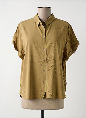 Chemisier manches courtes manches courtes beige SAMSOE & SAMSOE femme