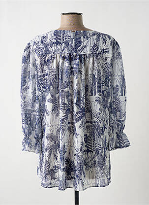 Tunique manches longues bleu FRACOMINA femme