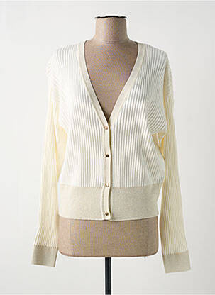 Gilet manches longues beige GAUDI pour femme