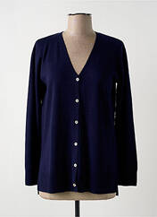 Gilet manches longues bleu NICE THINGS pour femme seconde vue