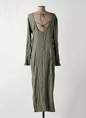 Robe longue vert SAMSOE & SAMSOE pour femme seconde vue