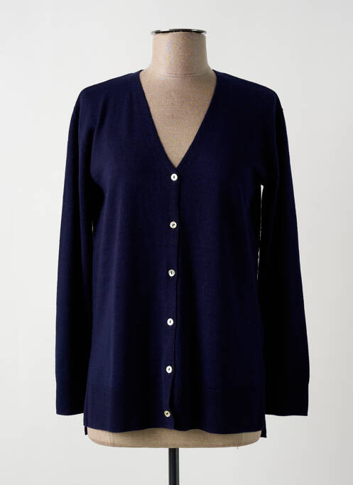 Gilet manches longues bleu NICE THINGS pour femme