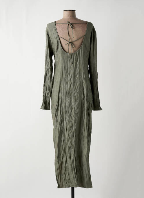 Robe longue vert SAMSOE & SAMSOE pour femme