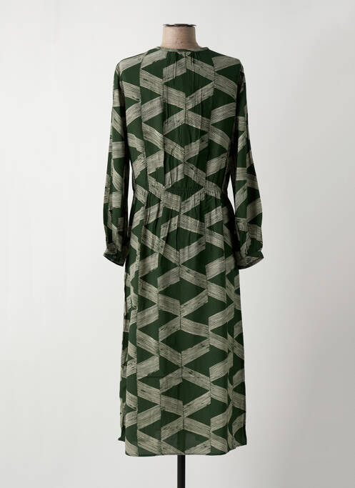 Robe mi-longue vert HARTFORD pour femme