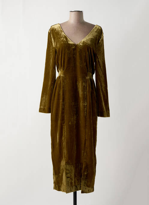 Robe mi-longue vert WHITE STUFF pour femme