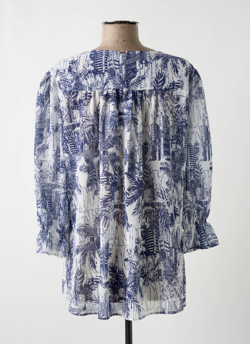 Tunique manches longues bleu FRACOMINA pour femme