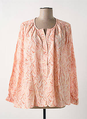 Blouse imprimé fantaisie manches longues rose DES PETITS HAUTS femme