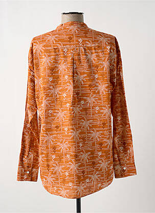 Blouse imprimé fantaisie manches longues orange HARTFORD femme