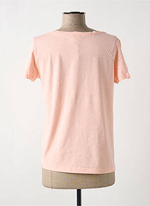 T-shirt coupe droite manches courtes rose DES PETITS HAUTS femme