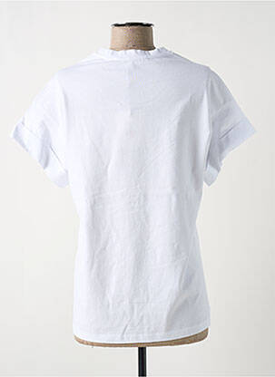 T-shirt imprimé fantaisie manches courtes blanc SECOND FEMALE femme