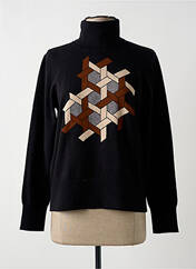 Pull col roulé noir NICE THINGS pour femme seconde vue