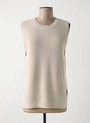 Pull beige OUI pour femme