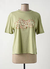 T-shirt vert BERENICE pour femme seconde vue