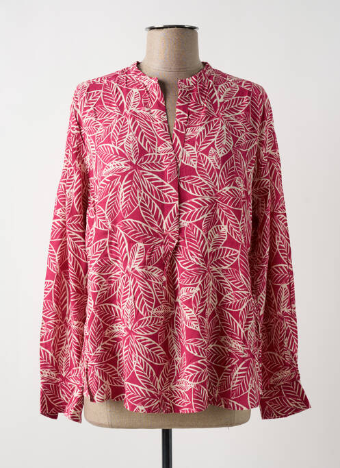 Blouse imprimé fantaisie manches longues violet HARTFORD femme