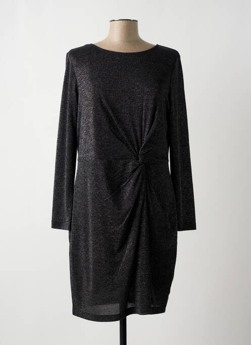 Robe mi-longue noir OUI pour femme