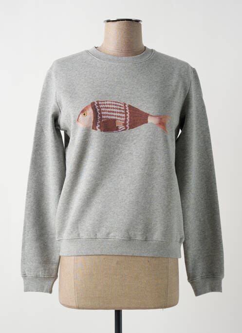 Sweat-shirt gris NICE THINGS pour femme