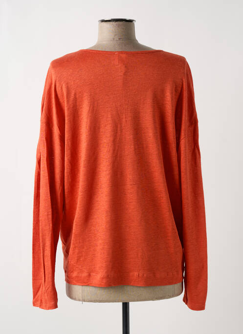 Top orange DES PETITS HAUTS pour femme