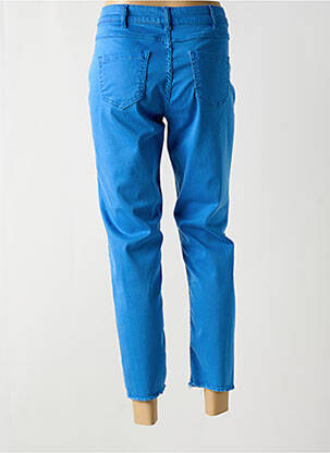 Pantalon 7/8 stretch taille normale bleu TOP SECRET femme